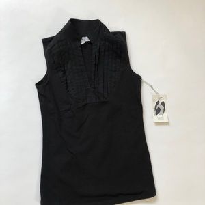 New Elizabeth Daniel shirt in all black